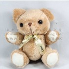 12cm 柔軟關節熊吊飾公仔 (淺啡色)